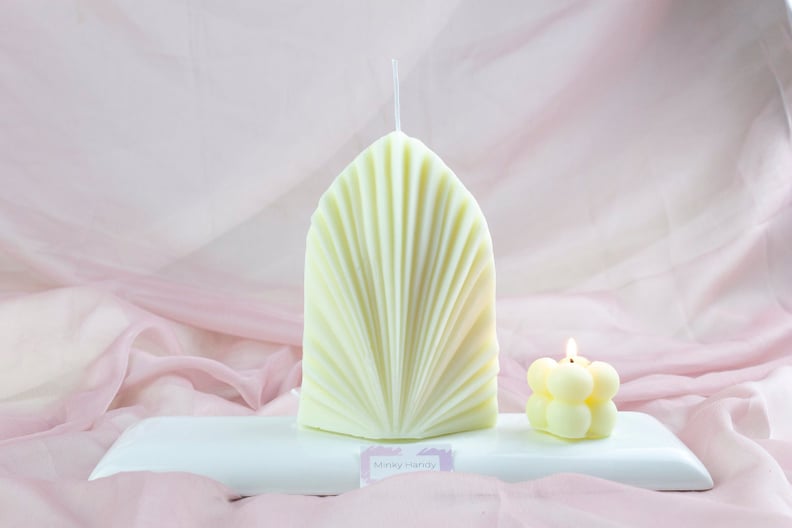 Palm Leaf Shell Candle