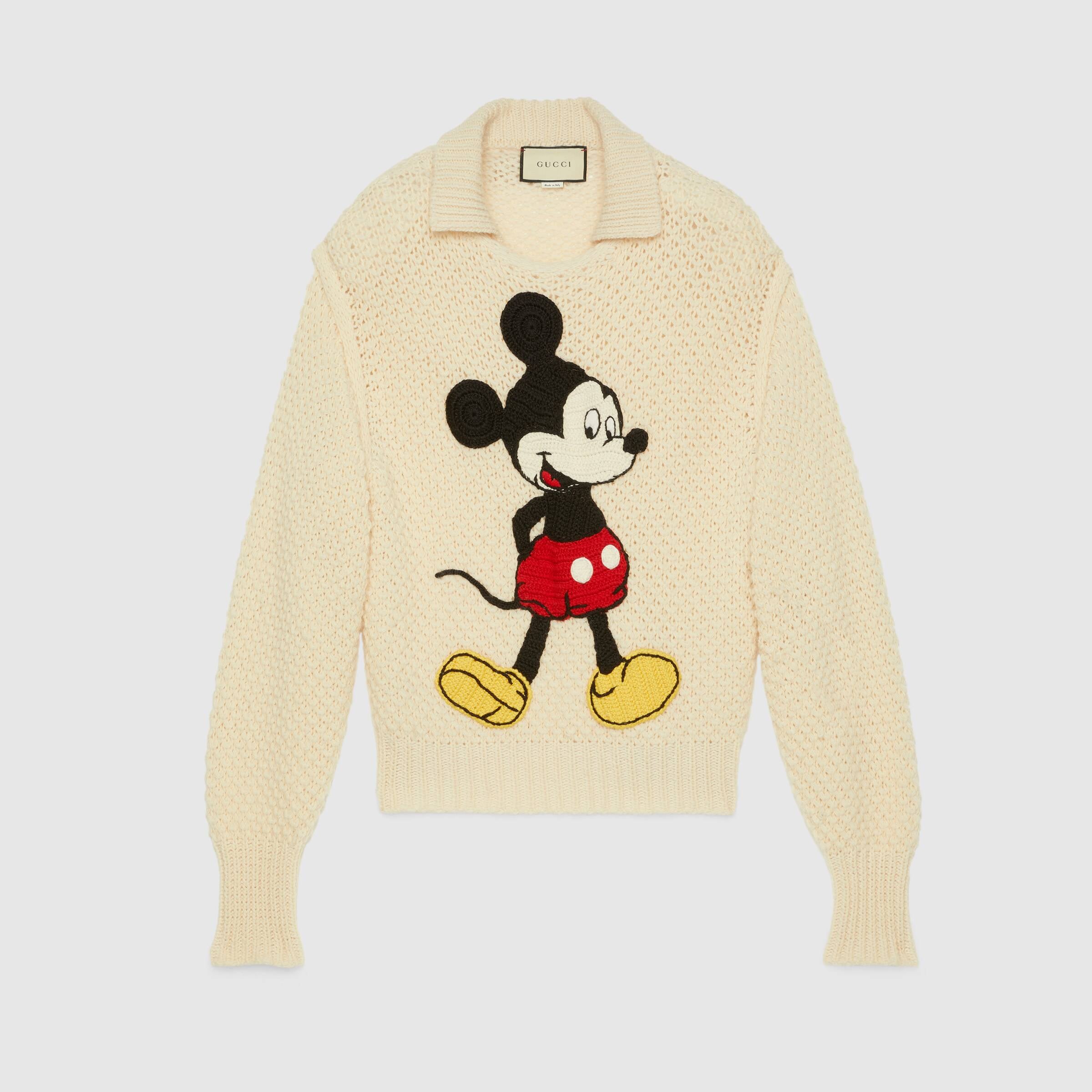 Gucci x Disney Collaboration Mickey Mouse Print Scarf in 2023