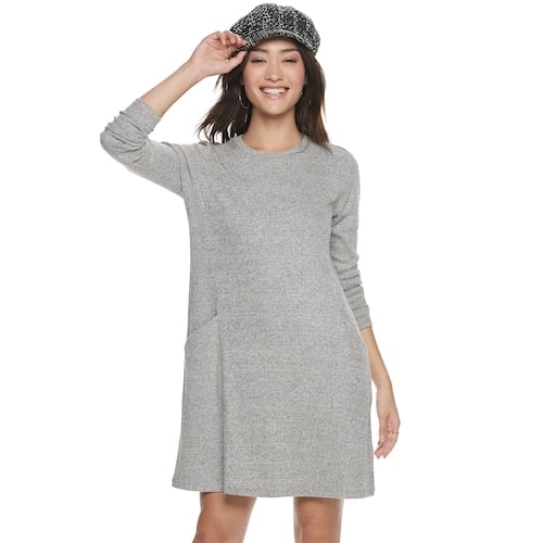 POPSUGAR Brushed Aline Pocket Shift Dress