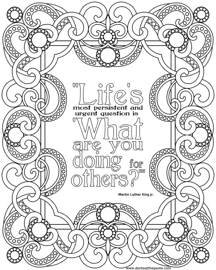 Get The Coloring Page What Are You Doing For Others 50