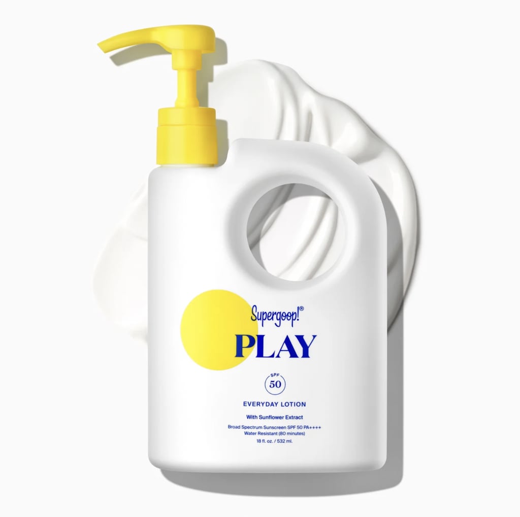 Supergoop! Play Everyday Lotion SPF 50 with Sunflower Extract ($58) 
This 18 fl. oz. size is ideal to bring along for long days at the beach. It is water and sweat-resistant for 80 minutes. Plus, it's non-greasy and doesn't leave behind a white cast. You can get 20 percent off on TikTok Shop from Sept. 1 to Sept. 9.