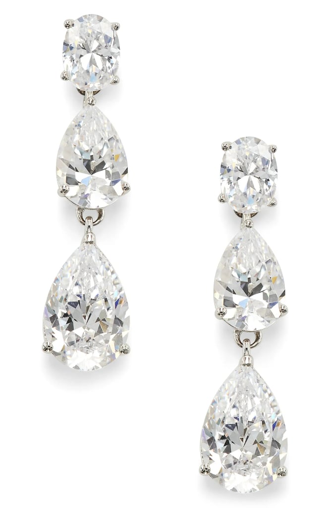 Statement Drop Wedding Earrings