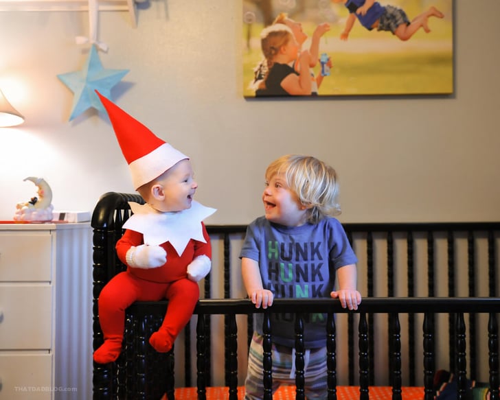 RealLife Elf on the Shelf Ideas POPSUGAR Family Photo 20