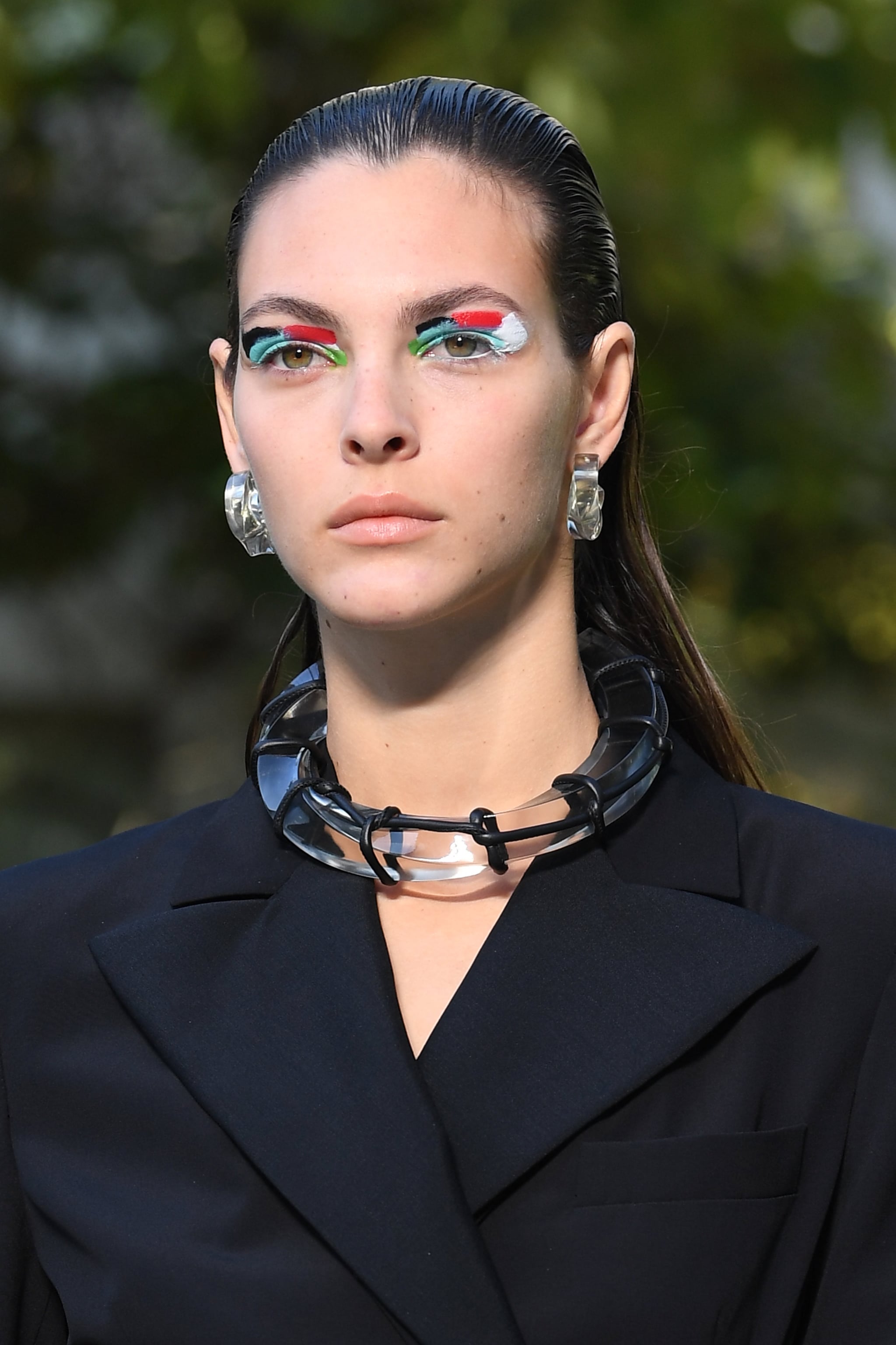 Venetian Glass Like Lids at Salvatore Ferragamo Spring 2020