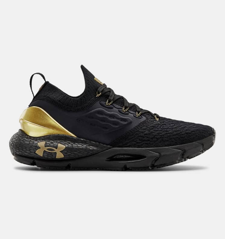 Under armour hovr sale black and gold
