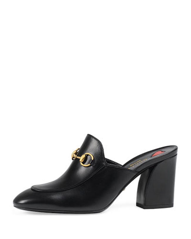 Gucci Princetown Leather Horsebit Mule