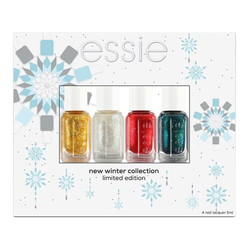 Essie 4-Piece Holiday Mini Nail Polish Set