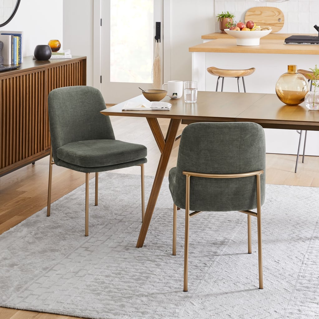 Best Upholstered Dining Chairs: West Elm Jack Metal Frame Dining Chair