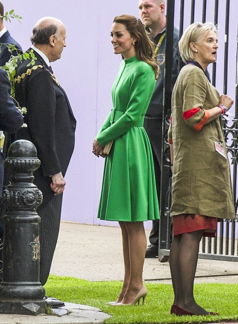Kate middleton green dress chelsea discount