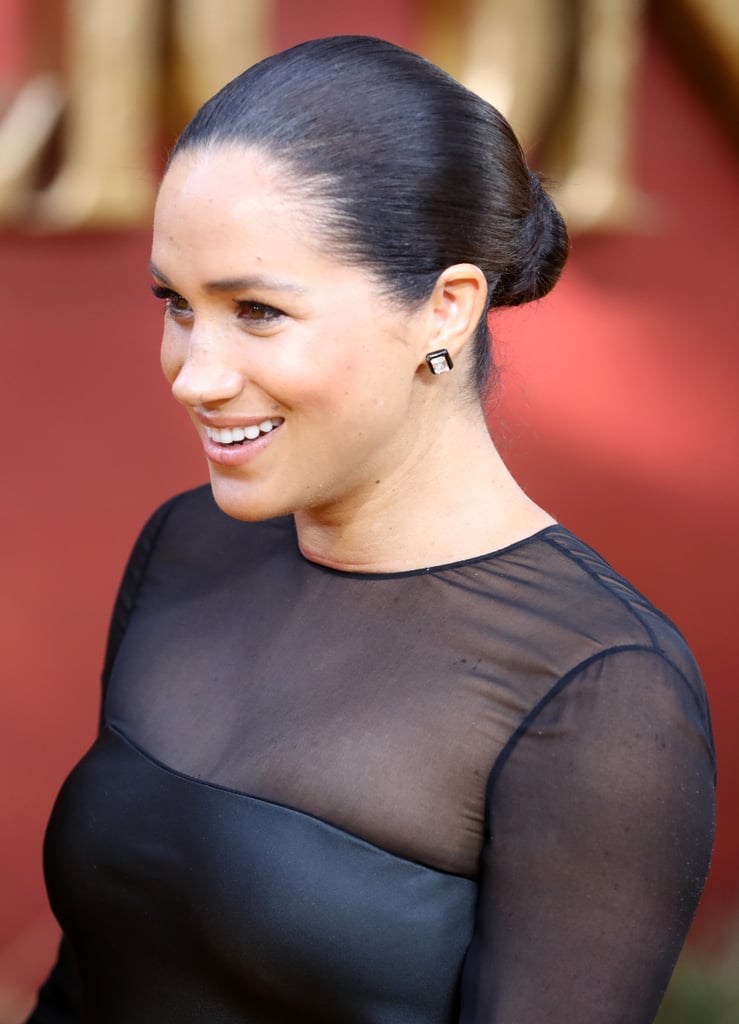 Pictured: Meghan Markle at The Lion King premiere in London.