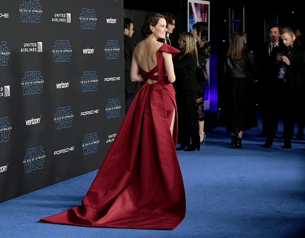 Daisy Ridley's Red Gown at Star Wars: The Rise of Skywalker