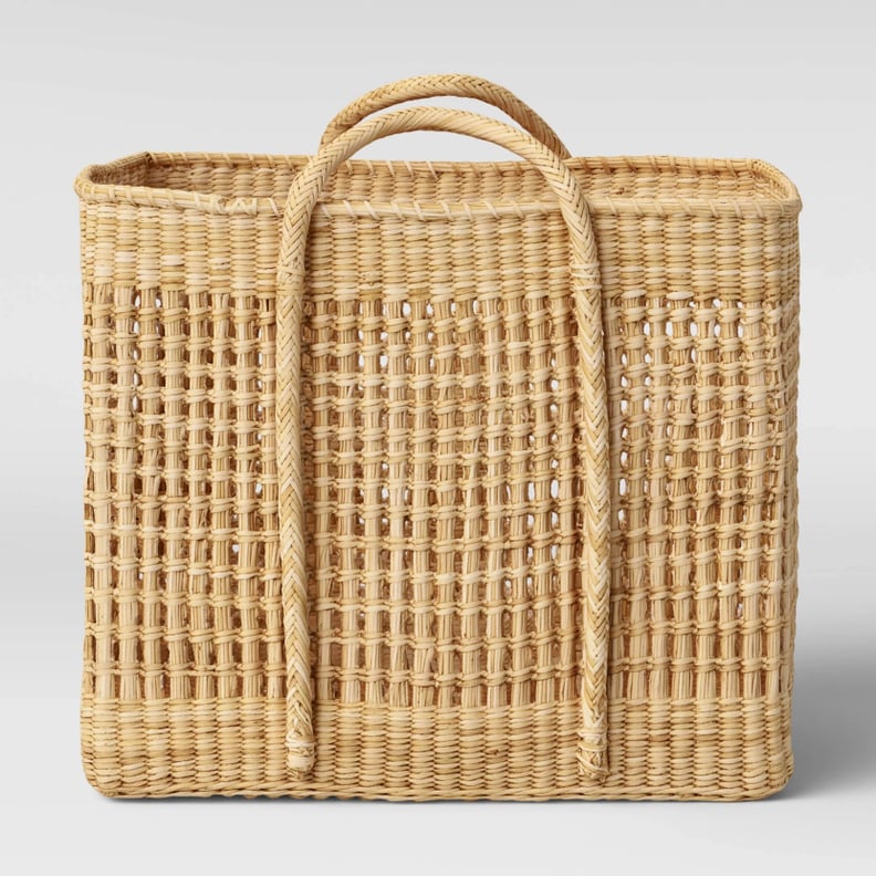 Open Weave Square Basket