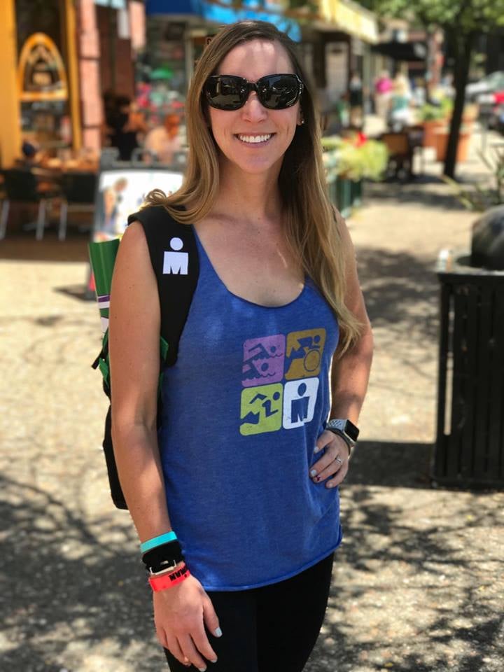 Mom Breastfeeding During Ironman Competition