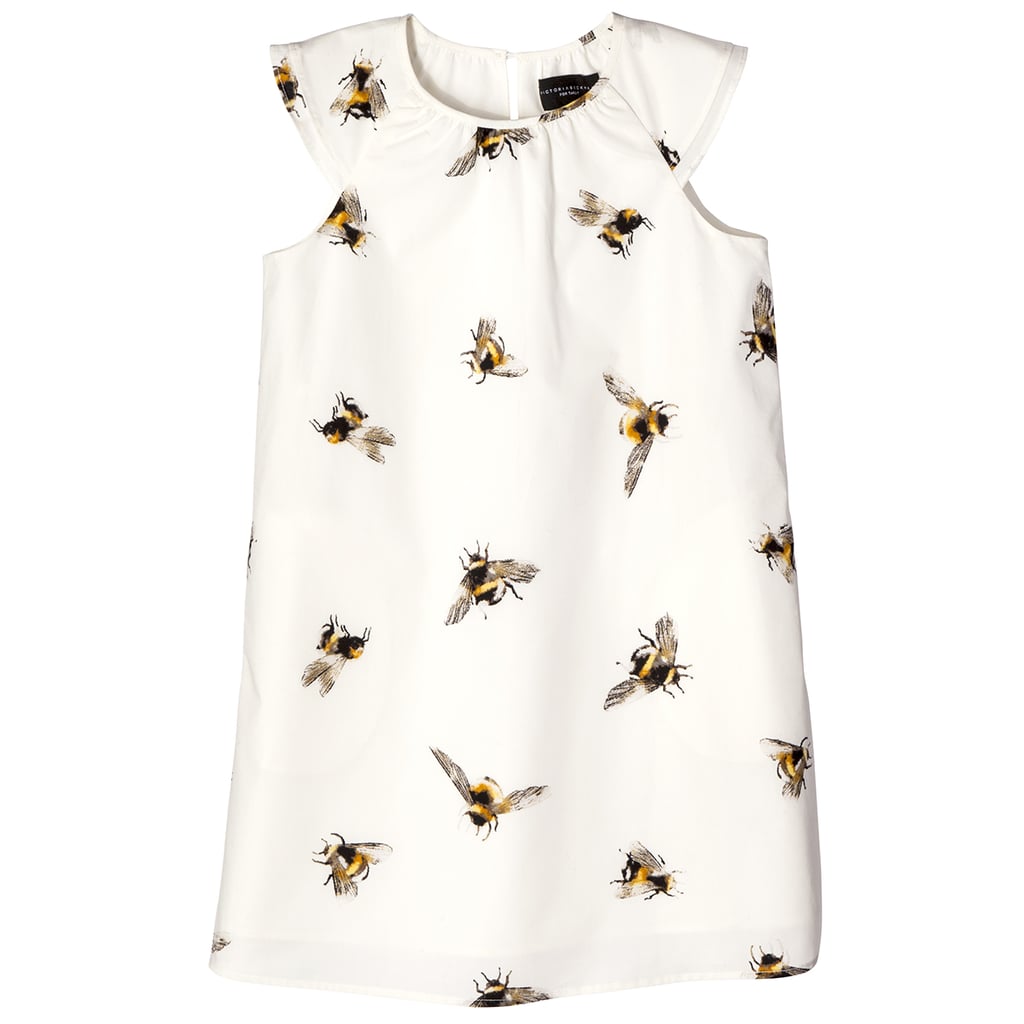 Girls' Bee Print Cap Sleeve Peasant Dress ($23)