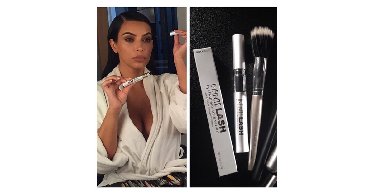 Kim Kardashian shared her favorite lash serum. Celebrity Instagram