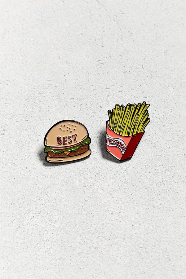Valley Cruise Press X UO Burger And Fries Pin Set ($20)