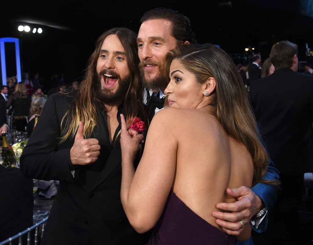 Matthew McConaughey, Jared Leto, and Camila Alves