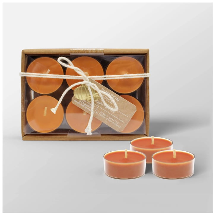Pumpkin Spice Tealight Candle Set Shop the Best 2019 Fall Candles at