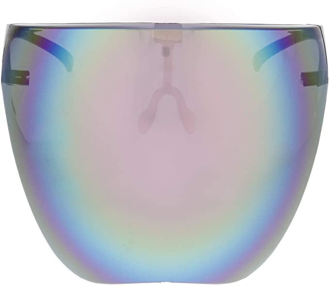 zeroUV Protective Face Shield Full Cover Visor Glasses (Anti-Fog/Blue Light Filter)