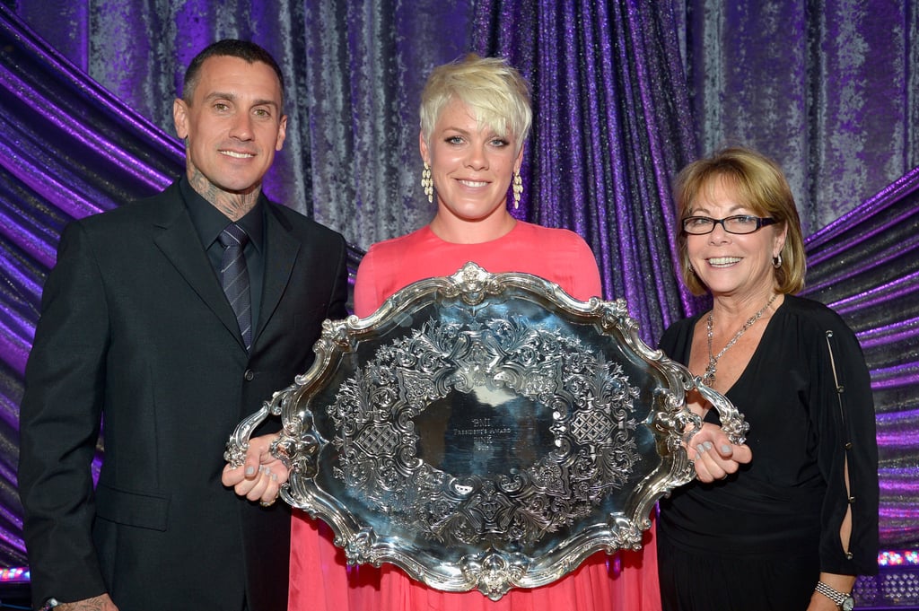 Pink and Carey Hart Red Carpet PDA May 2015