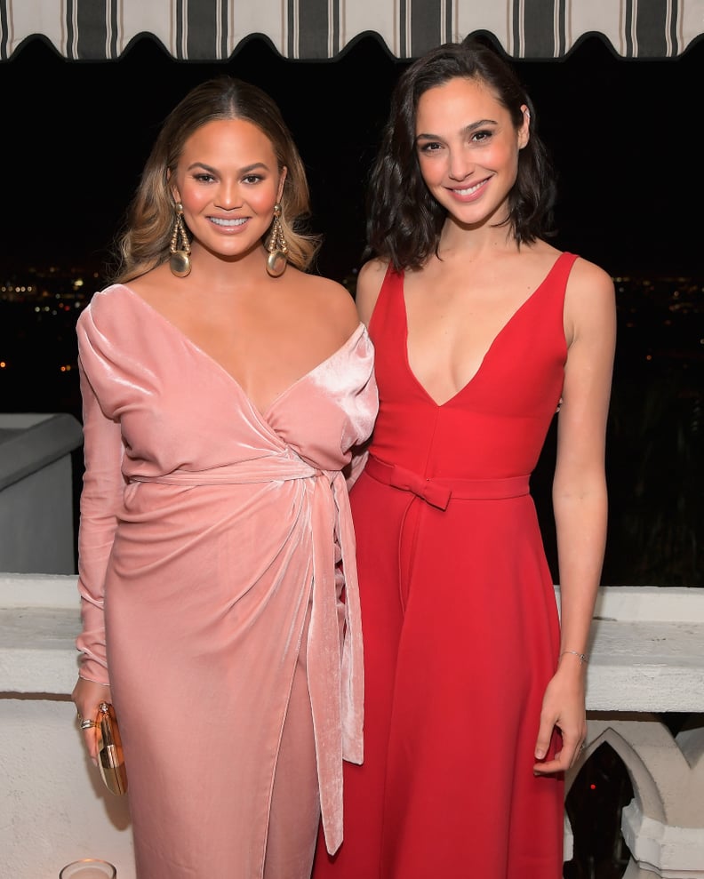 Chrissy Teigen and Gal Gadot