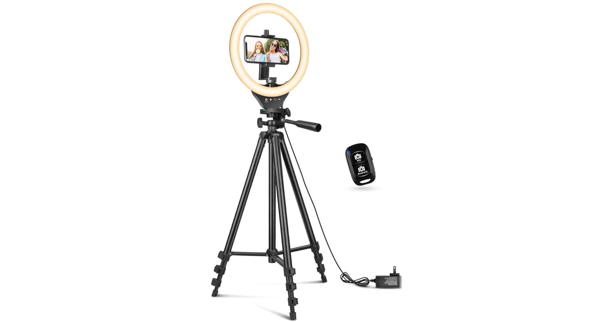 10'' Ring Light with 50'' Extendable Tripod Stand The Best Video Call