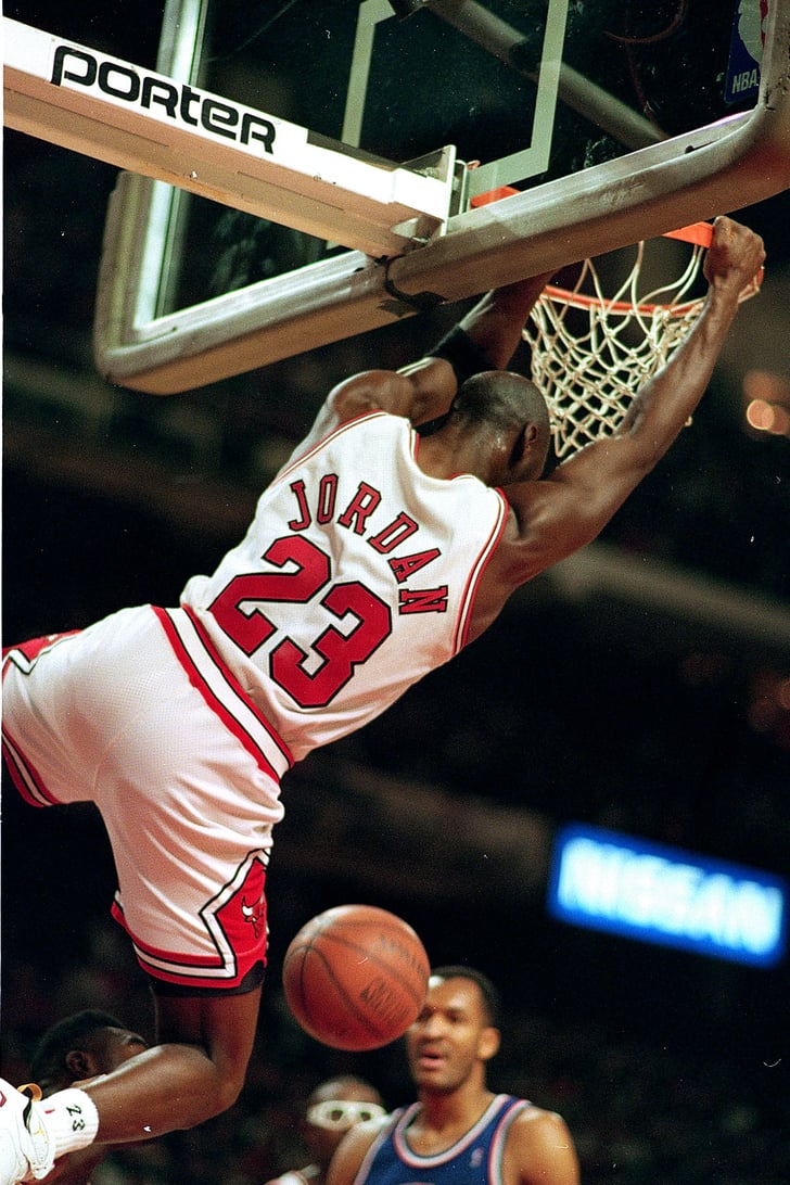 michael jordan doing the jumpman