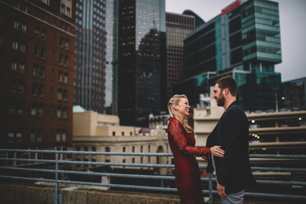 Pizza City Engagement Shoot