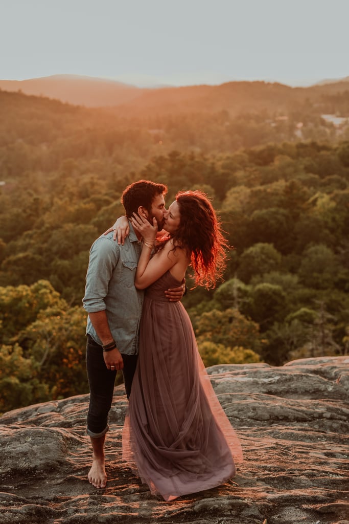 Romantic Forest Engagement Shoot Popsugar Australia Love