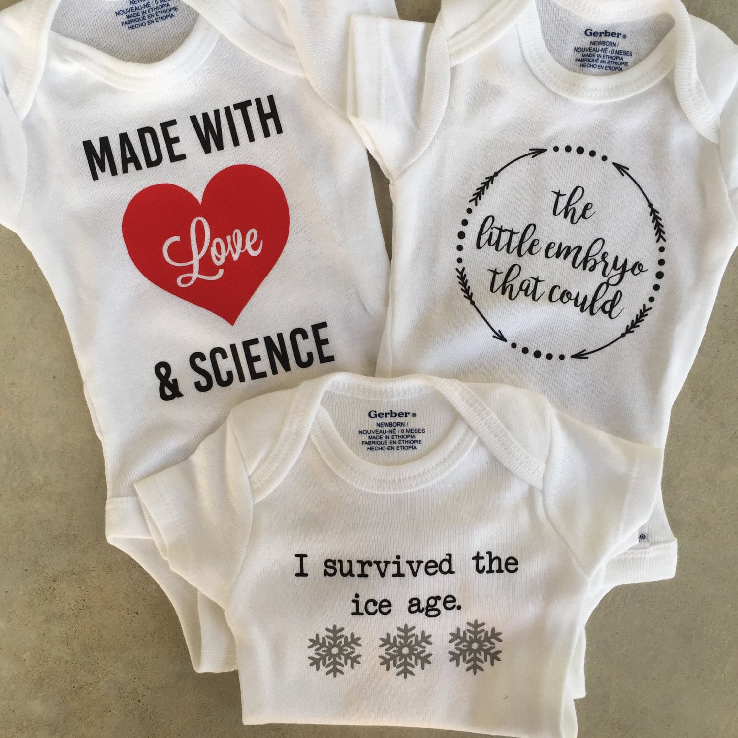 Funny ivf onesies discount