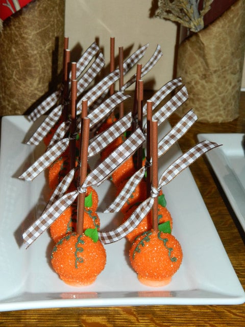 Pumpkin Cake Pops