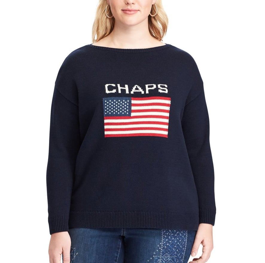 Chaps Flag Boatneck Sweater