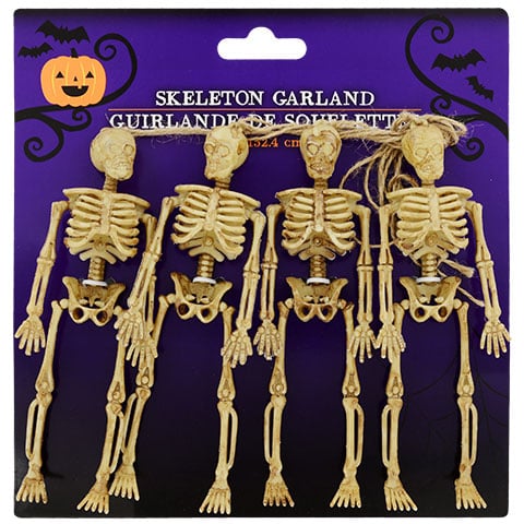 Plastic Skeleton Garlands