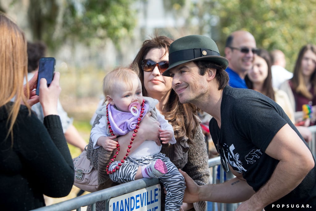 Ian Somerhalder and Nikki Reed at Mardi Gras 2016