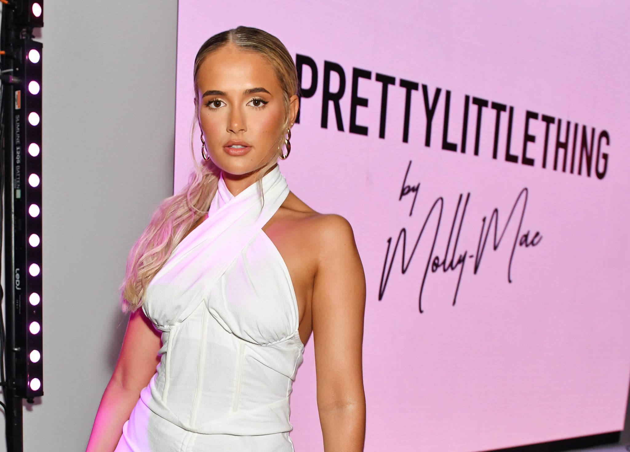 LONDON, ENGLAND - AUGUST 26:   Molly-Mae Hague attends the launch party of Molly Mae's Pretty Little Thing collection at Novikov on August 26, 2021 in London, England.  (Photo by David M. Benett/Dave Benett/Getty Images for Pretty Little Thing)