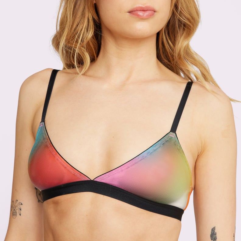 Parade Triangle Bralette — Silky Mesh