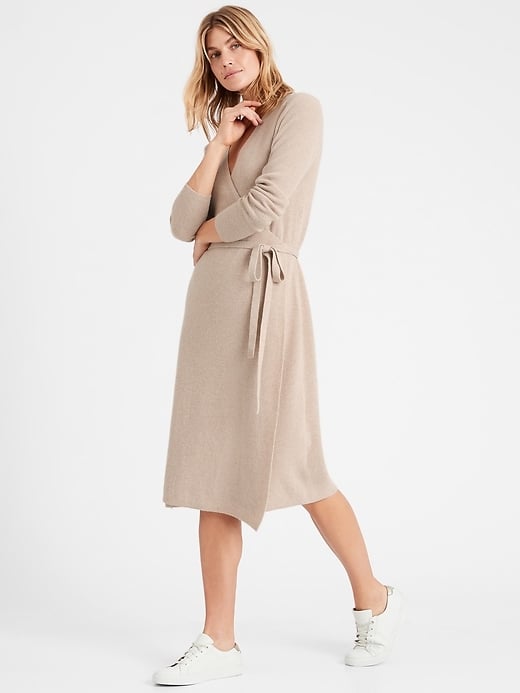 Banana Republic Wrap Sweater Dress