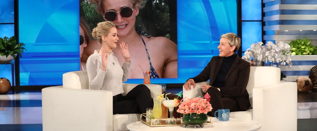 Jennifer Lawrence on The Ellen DeGeneres Show March 2018