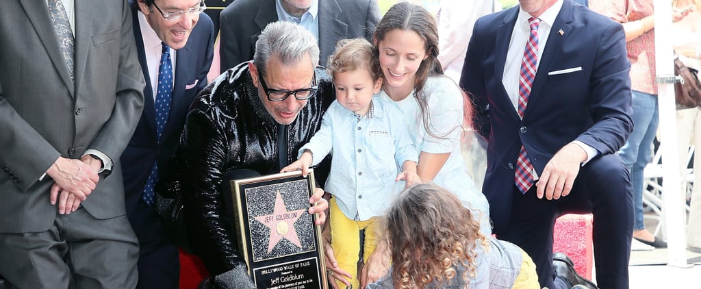Jeff Goldblum and Family at Hollywood Walk of Fame Ceremony