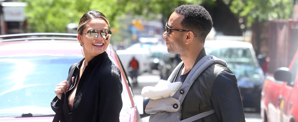 John Legend and Chrissy Teigen Out With Baby Luna May 2016