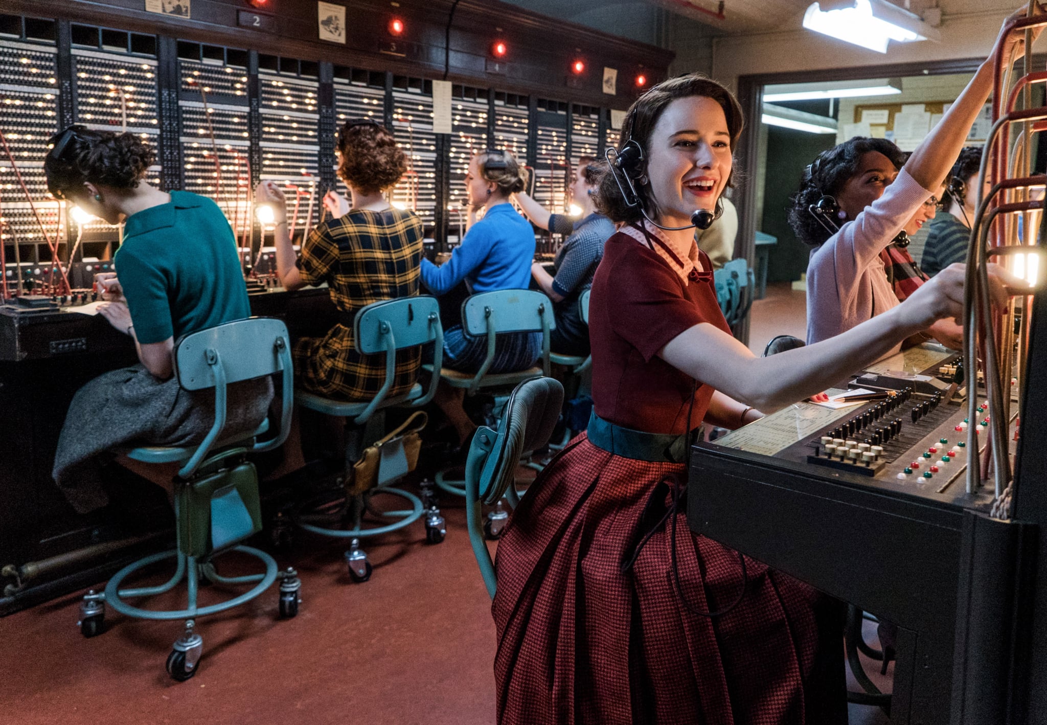 THE MARVELOUS MRS. MAISEL, Rachel Brosnahan, 'Simone', (Season 2, ep. 201, aired Dec. 5, 2018). photo: Nicole Rivelli / Amazon / Courtesy: Everett Collection