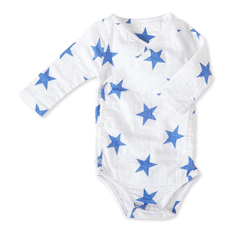 Blue Stars Long-Sleeved Onesie