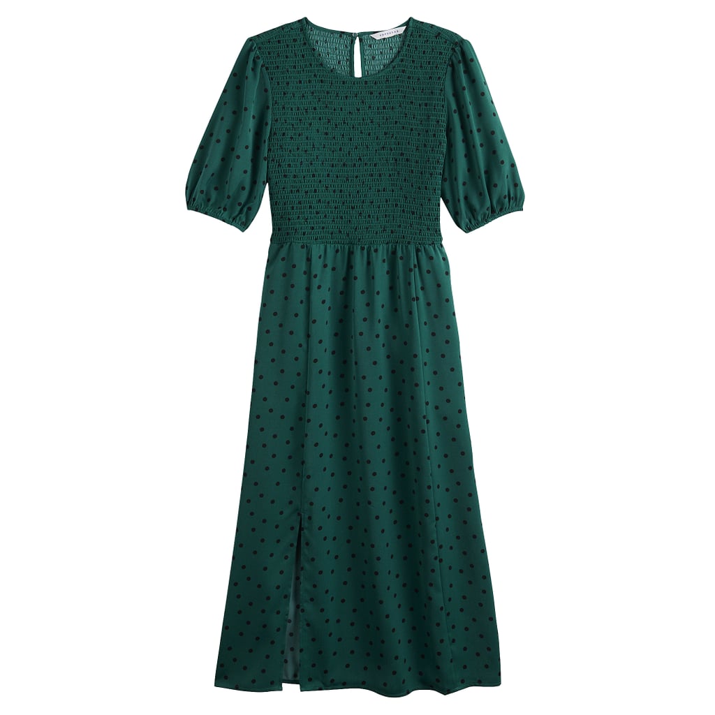 POPSUGAR Smocked Bodice Midi Dress