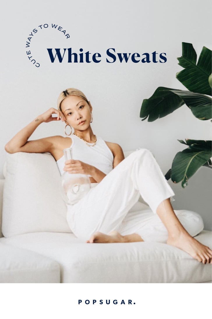 How to Wear White Sweatpants
