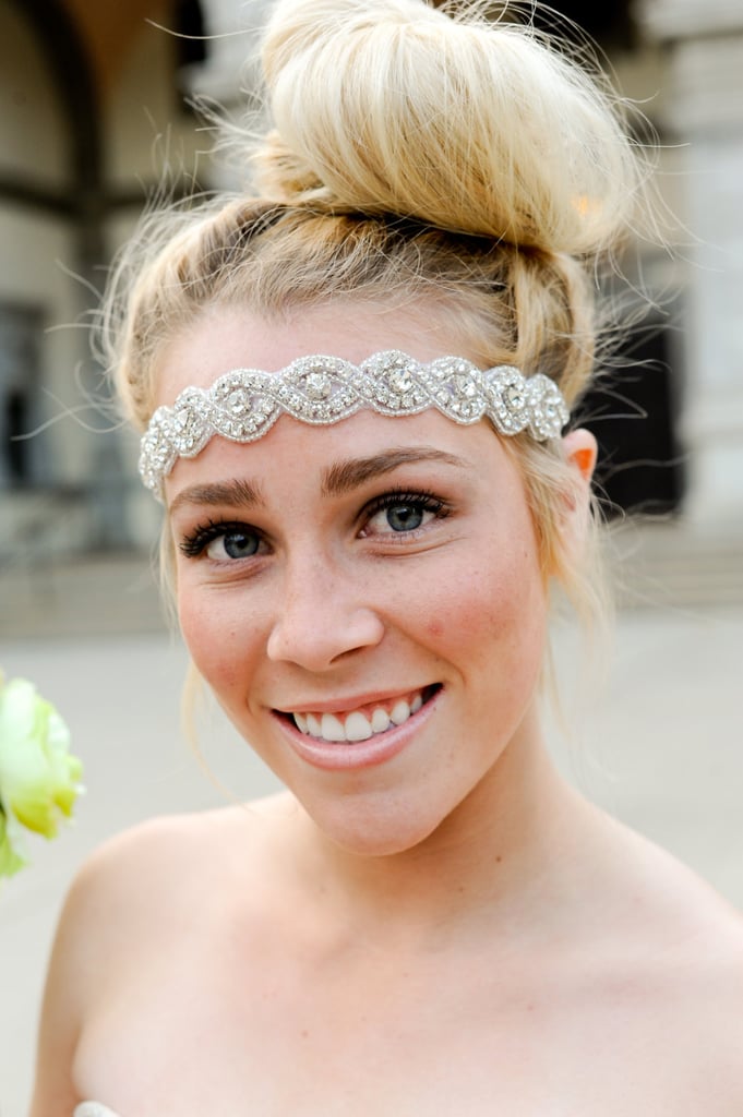 Brides can do no wrong with a vintage classic braided crystal headband like this one for just $40.