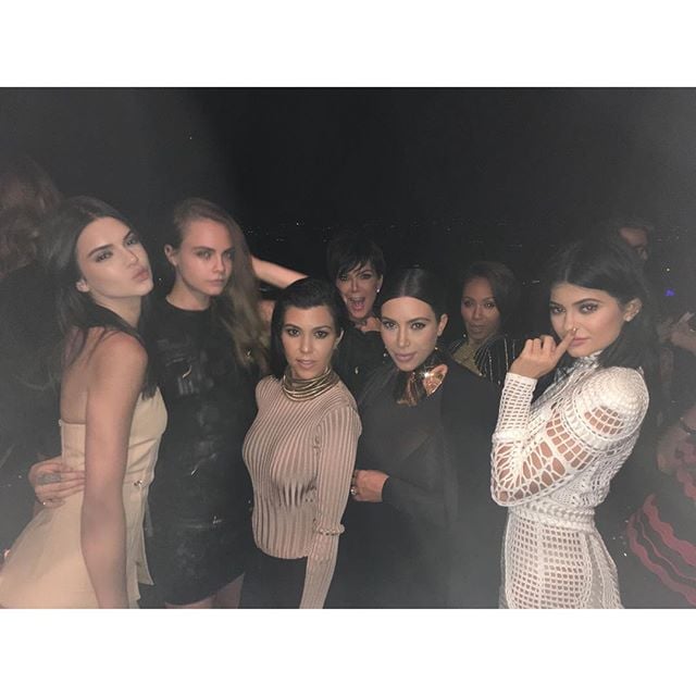 Kardashians at Olivier Rousteing's Birthday Party 2015
