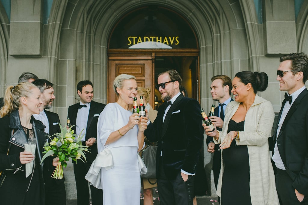 The Wedding Couple at Happy Hour