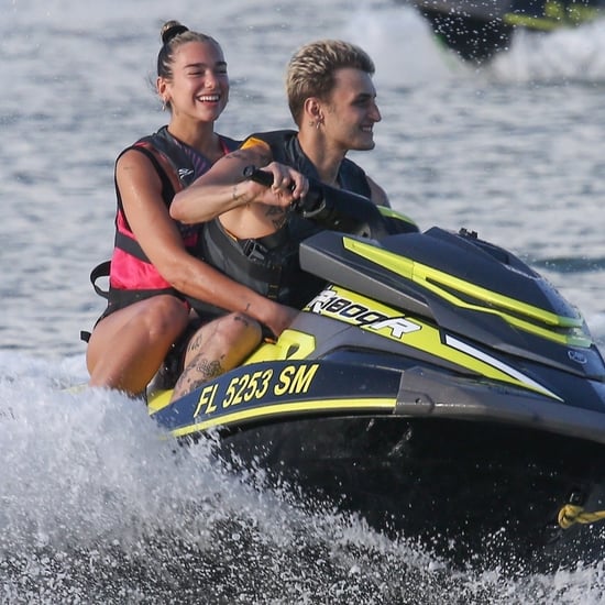 Dua Lipa and Anwar Hadid Kiss in Miami | Pictures