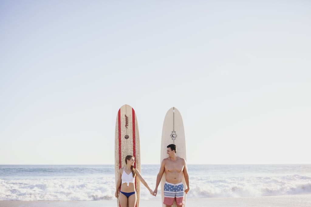 Casual Beach Engagement Shoot