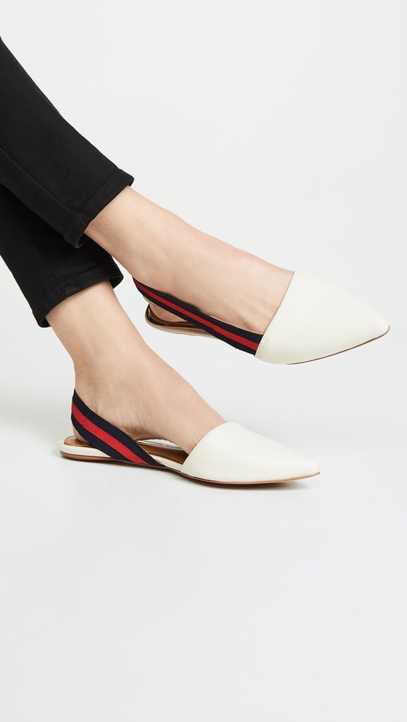 JAGGAR Action Leather Slingback Flats